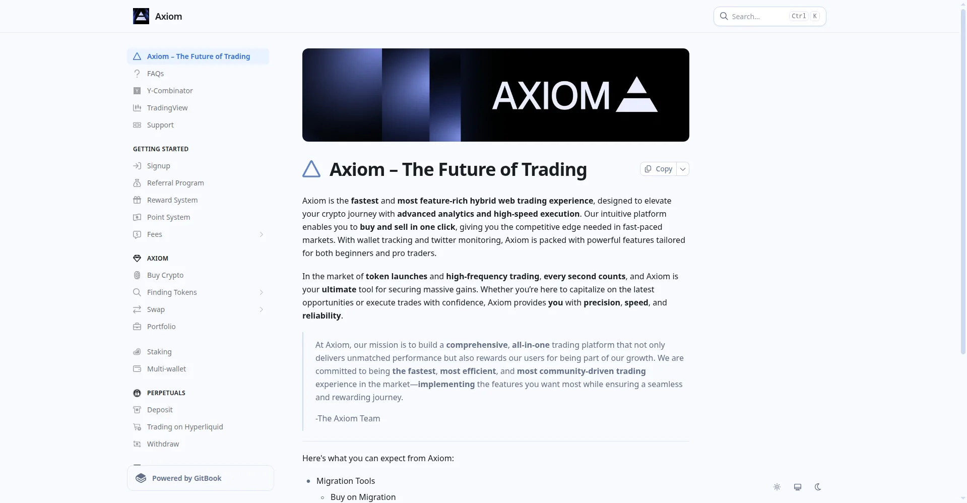 Dokumentasi resmi Axiom