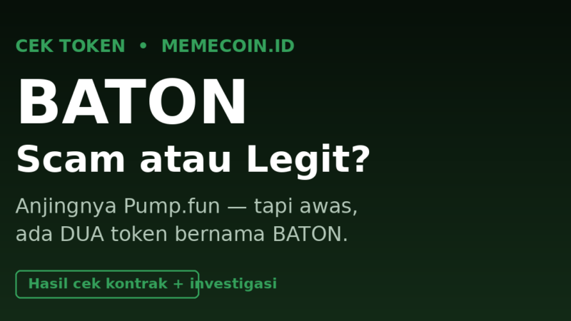 Baton Cek Token