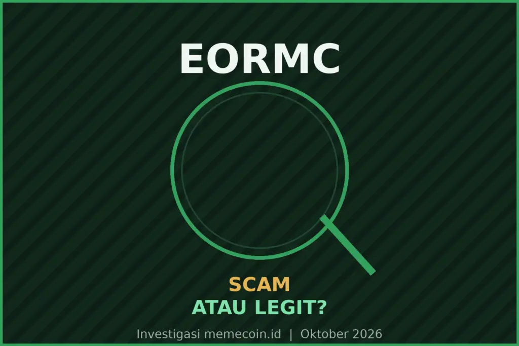 EORMC Scam atau Legit - investigasi memecoin.id