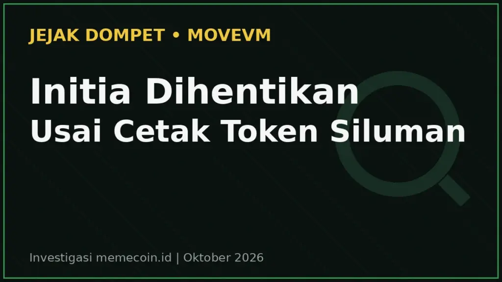 Initia Dihentikan Usai Cetak Token Siluman