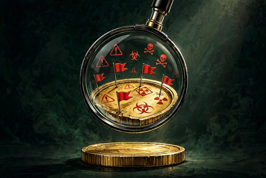 Ilustrasi cara cek memecoin scam