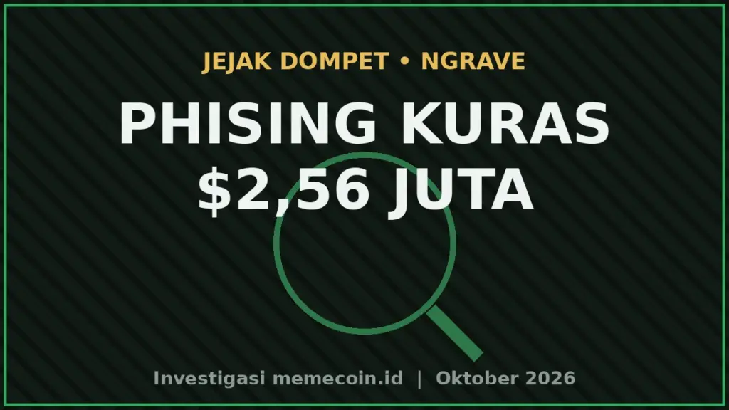 Thumbnail Phishing Lewat Notifikasi Palsu Kuras $2,56 Juta Dari Pengguna Ngrave, Hardware Wallet Nya Tidak Diretas